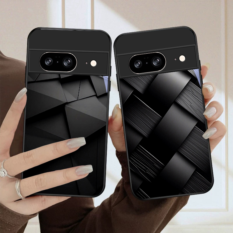Google Pixel 9 - ダークジオメトリックテクスチャ Google Pixel 10 Pro XL