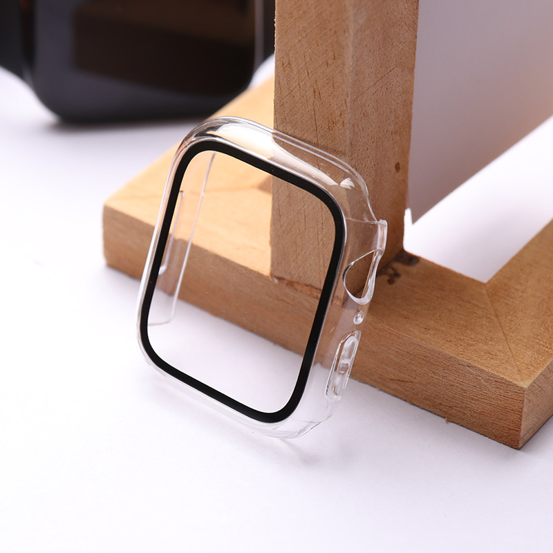 Apple Smartwatch Accessories - 2 個の強化ガラスケース Apple Watch シリーズ 11