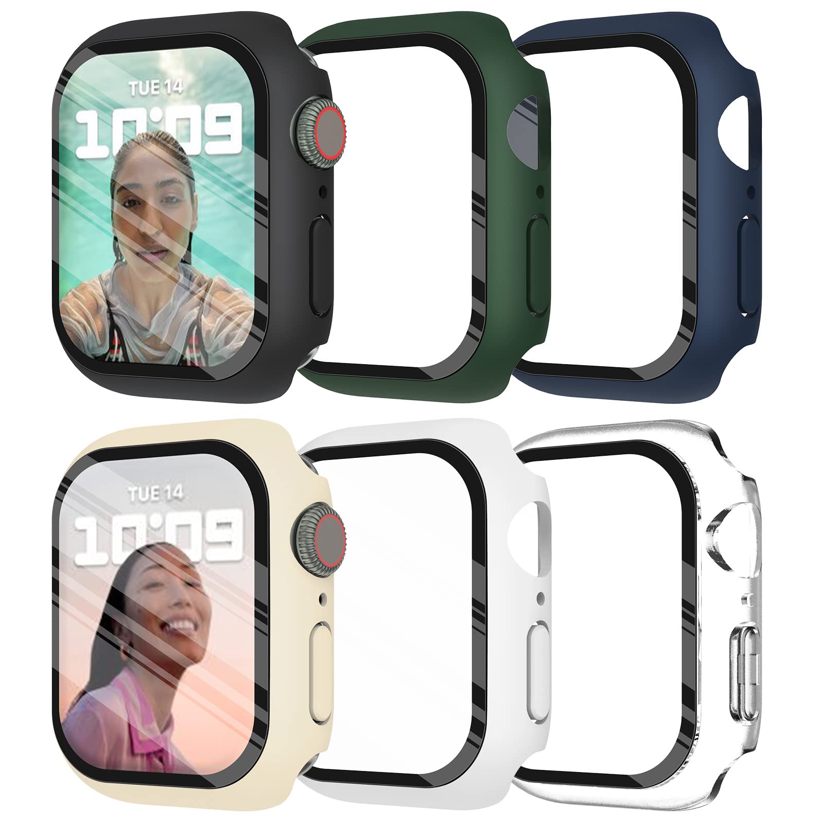 Smartwatch Icon - 強化ガラス + カバー Apple Watch 9