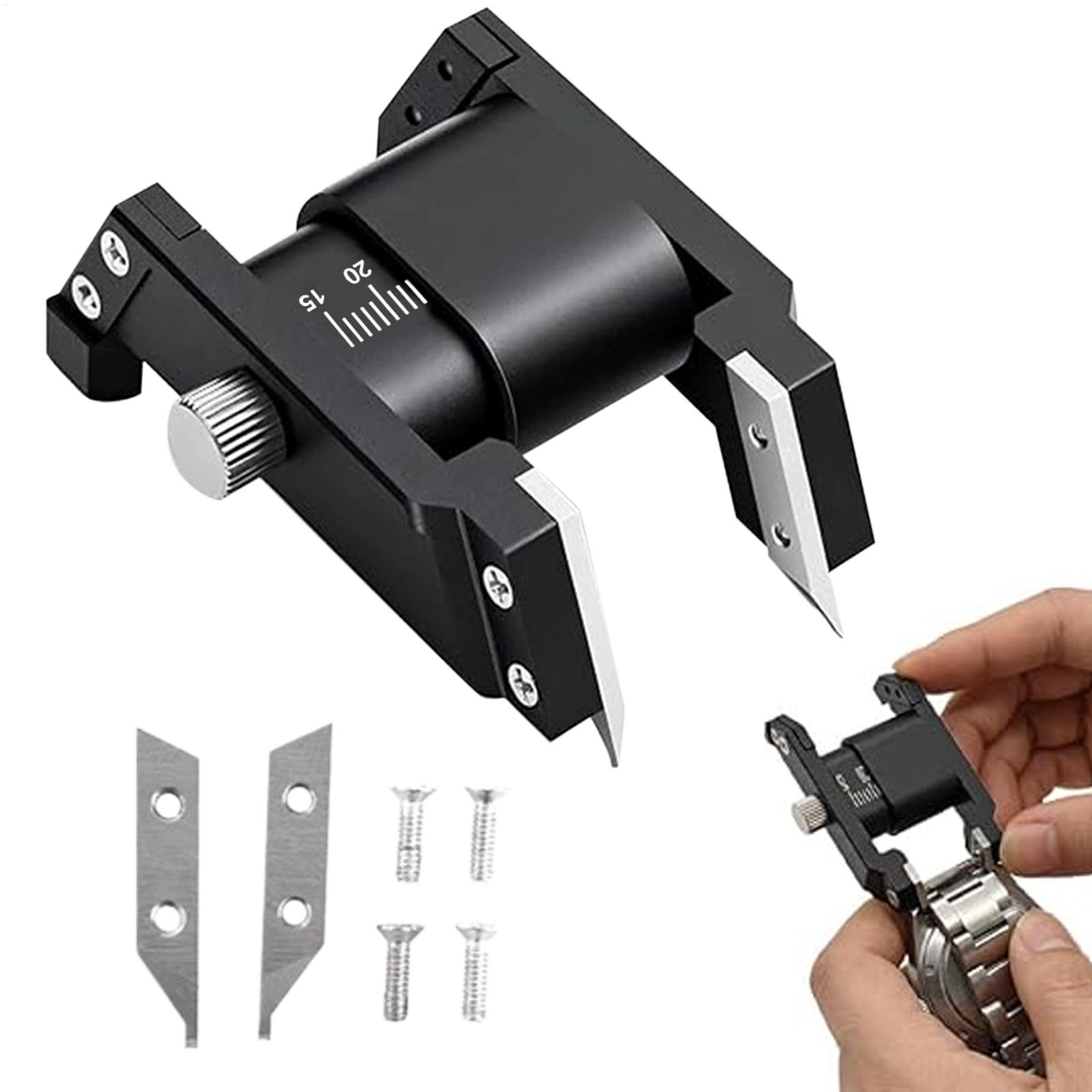 Tool Kit Strap Change - 時計バンドリンク取り外しツール 合金鋼製精密ストラップアジャスター 腕時計サイズ調整修理キット 電池交換用