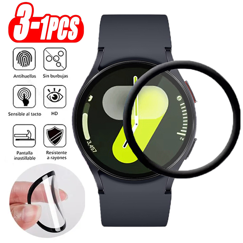 Smartwatch Icon - サムスンギャラクシーウォッチ用スクリーンプロテクター,スマートウォッチ用アクセサリー,HDフィルム,7,6,5,4,40mm, 44mm