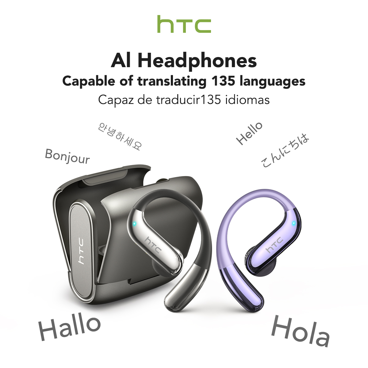 Smartwatch X12 - HTC NE23 OWS ワイヤレスヘッドフォン 6.0 翻訳イヤホンデュアルノイズリダクション通話