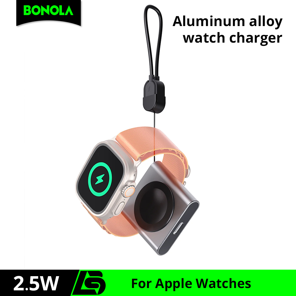 Smartwatch Ac - Bonola 磁気時計ワイヤレス充電器 Apple Watch 11/Ultra/10/9/8/7/6 用高速充電ドック