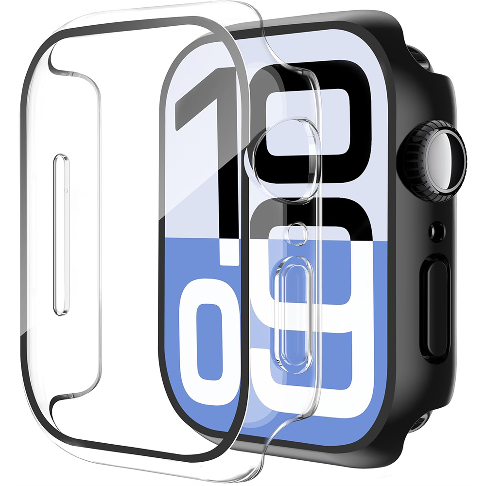 Apple Smartwatch Accessories - 黒透明ケースカバー Apple Watch シリーズ 11 10