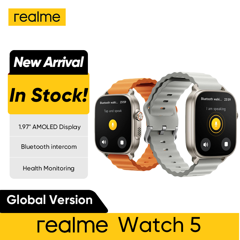 Smartwatch X12 - グローバル版 realme watch 5 1.97インチ 600nit