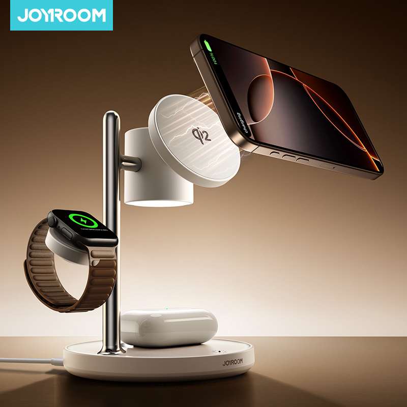 Smartwatch Ac - Joyroom 4-in-1 マグネティック充電ステーション iPhone 17-12シリーズ対応 Qi2