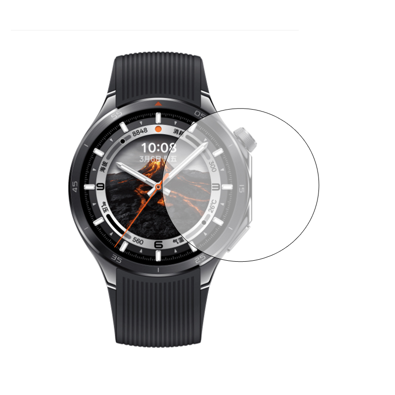 Smartwatch X2 - スマートウォッチハードガラスクリア保護フィルムガード OPPO 時計 X2/OnePlus 時計 3