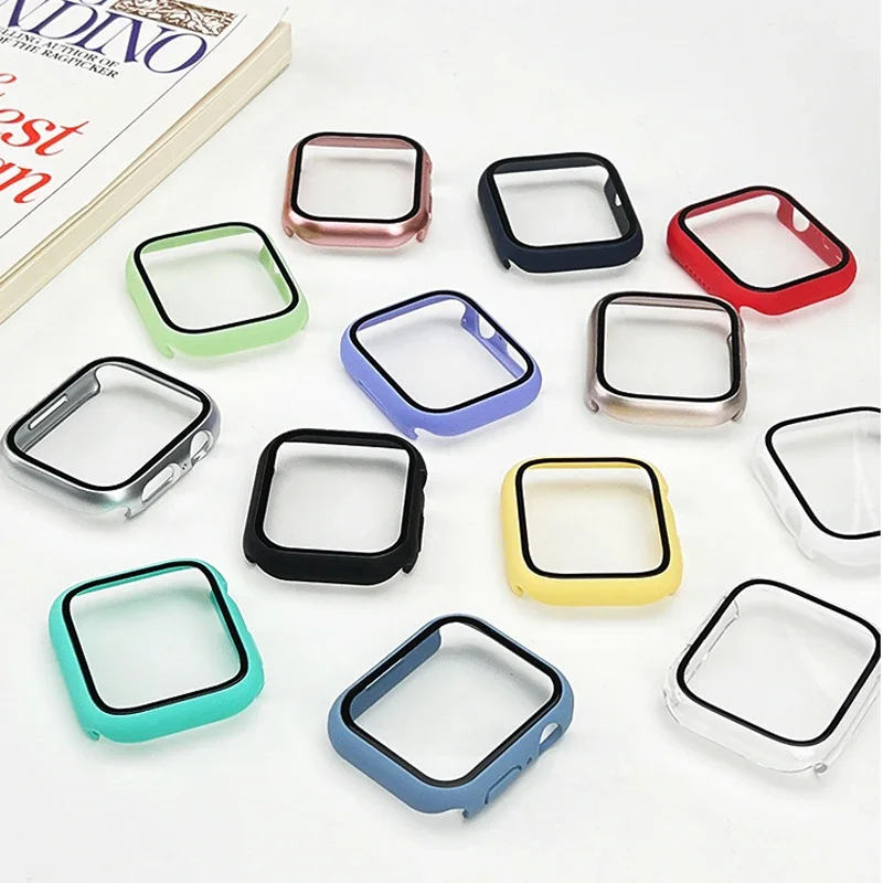 Apple Watchケース用強化ガラス+カバー 45mm  - Apple Smartwatch Accessories のレビューと価格