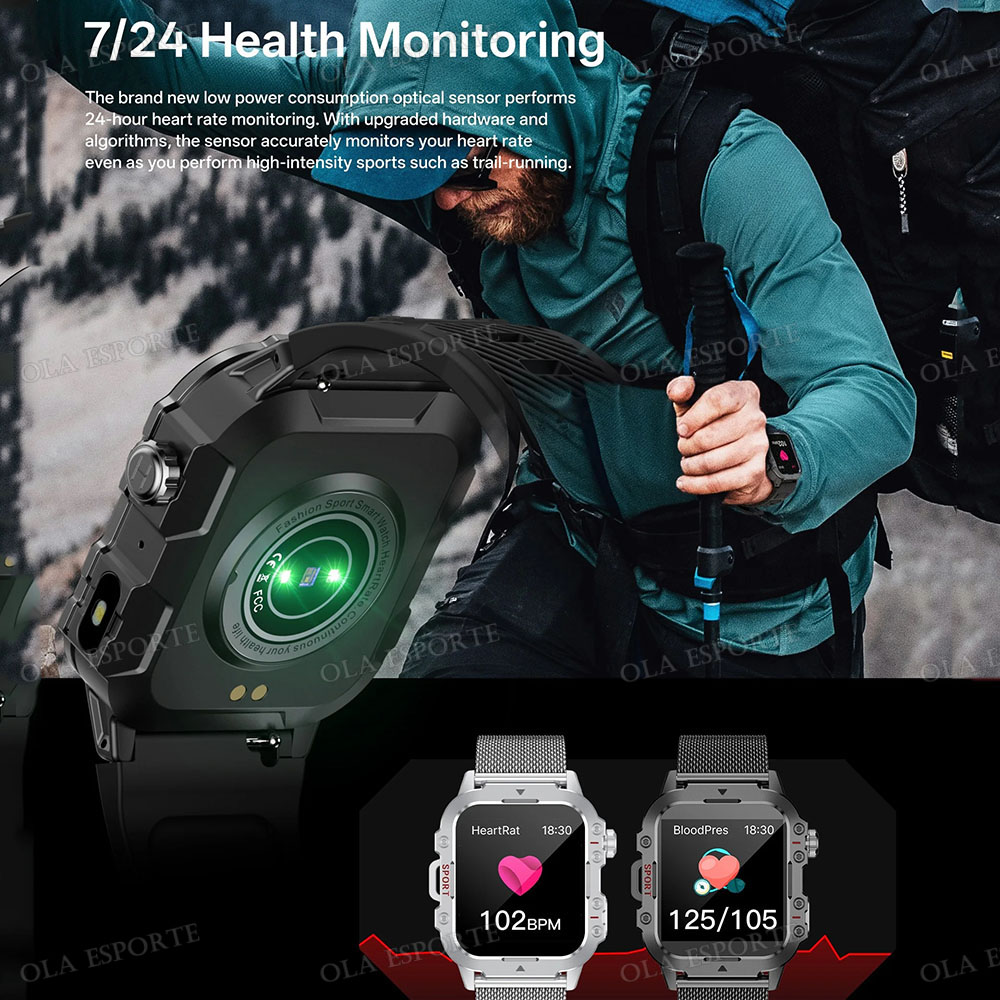 2026年ミリタリーアウトドアスマートウォッチメンズGPS懐 - Smartwatch X12 のレビューと価格