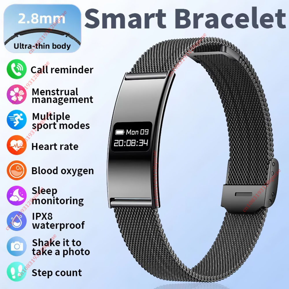 2026年新型スマートブレスレット超薄型心拍数血中酸素睡眠モ - Smartwatch X12 のレビューと価格
