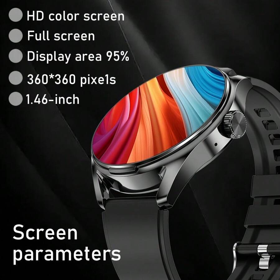 イヤホン付きスマートウォッチ、1.46インチフルタッチスクリ - Smartwatch Faces のレビューと価格