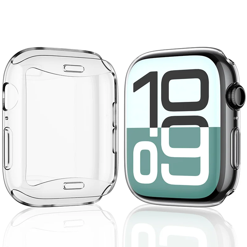 透明カバー Apple Watch ケース 45 ミリメート - Apple Smartwatch Accessories のレビューと価格