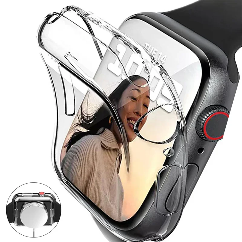 透明カバー Apple Watch ケース 45 ミリメート - Apple Smartwatch Accessories のレビューと価格