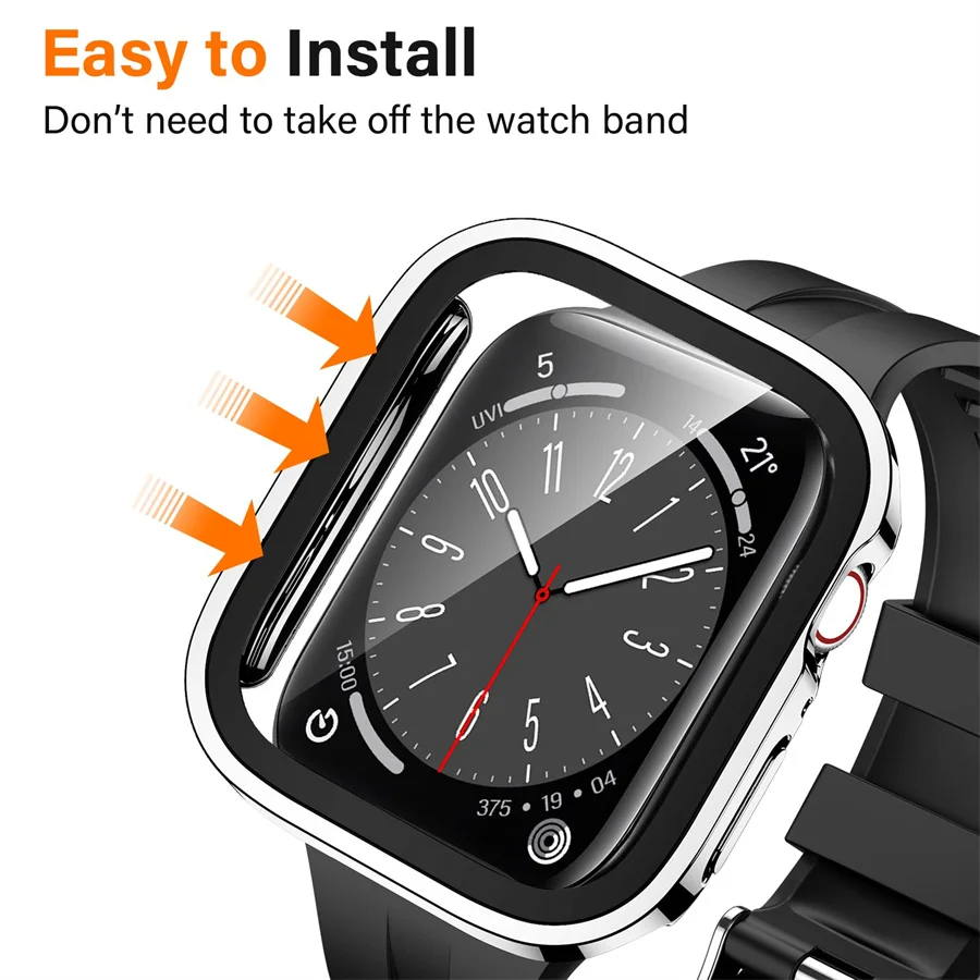 ガラス + カバー Apple Watch ケースシリーズ  - Smartwatch Icon のレビューと価格
