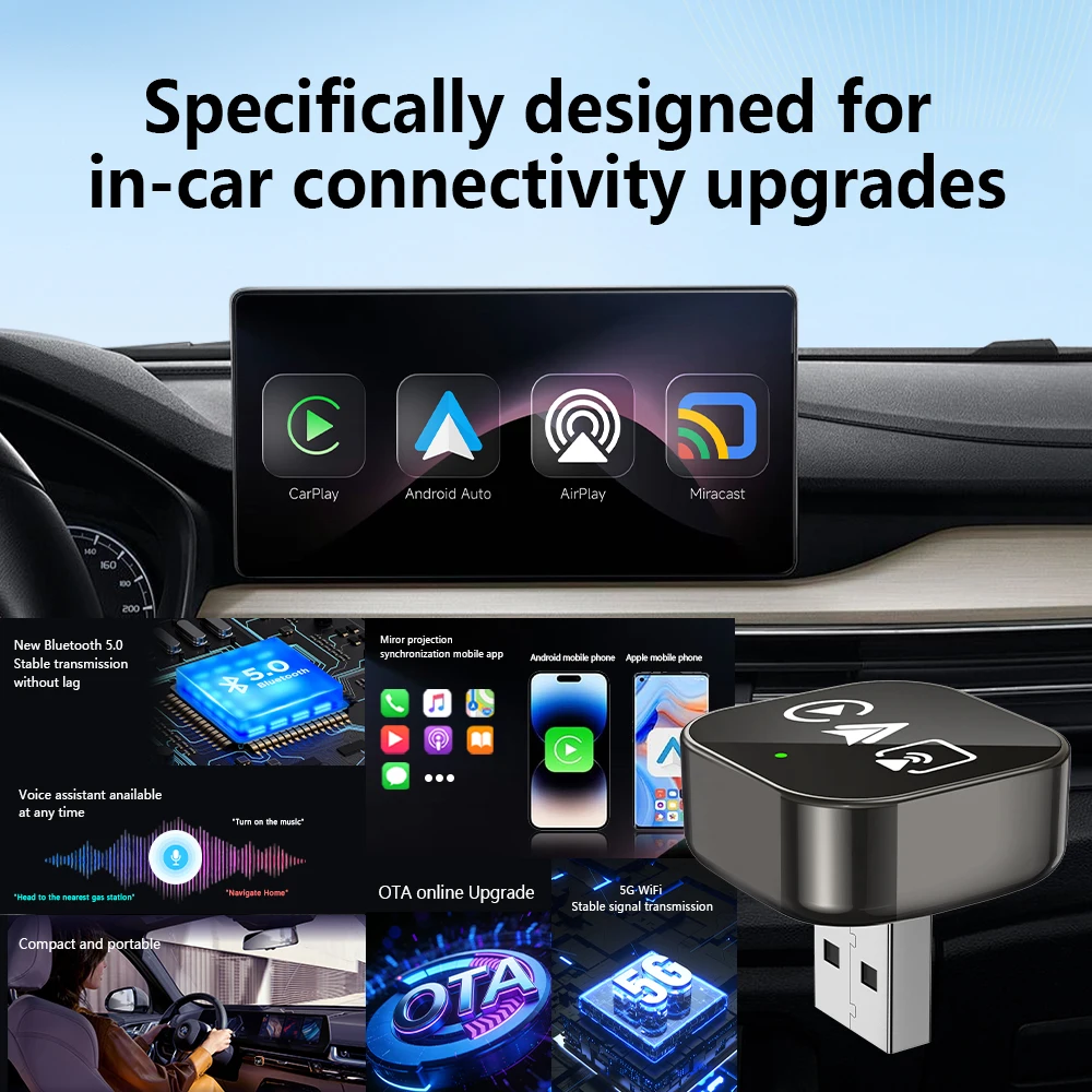 CarRocket ワイヤレスCarPlayスマートボックス - Smartwatch Universal のレビューと価格