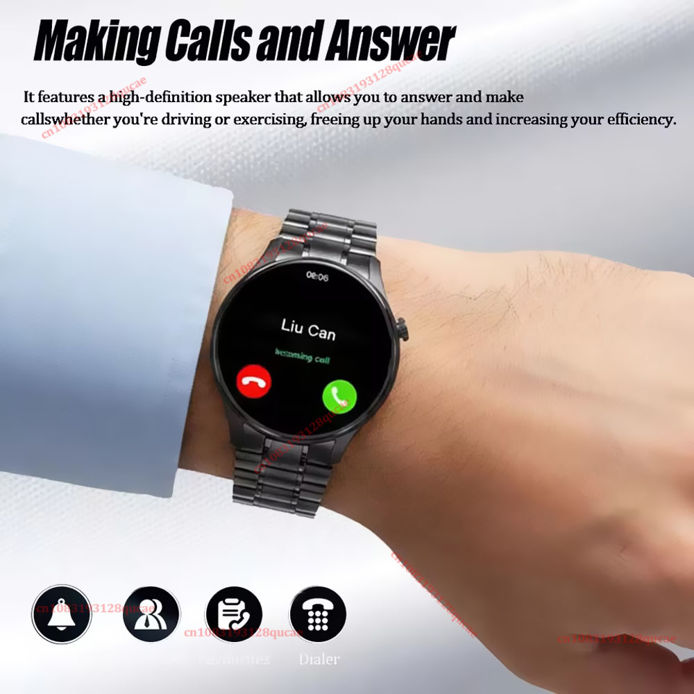 ビジネス向け新型スマートウォッチ HDディスプレイ 健康管理 - Smartwatch X12 のレビューと価格