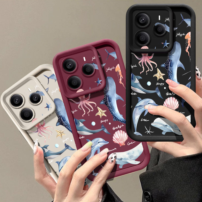 かわいいイルカ柄のソフトケース Xiaomi Redmi N - Xiaomi Redmi Note 13 のレビューと価格