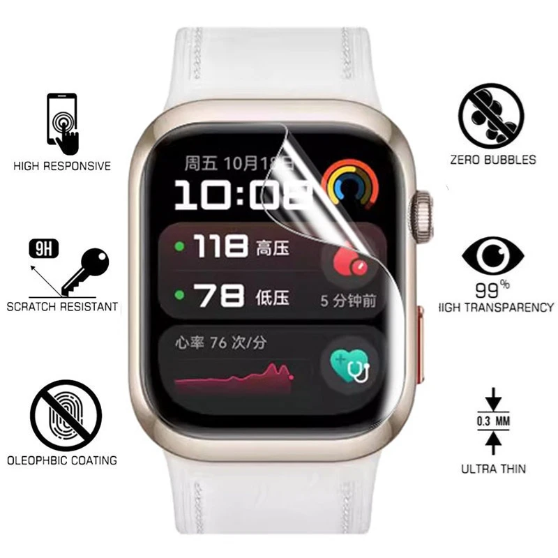 Huawei Watch用TPUヒドロゲルフィルム,透明なソ - Smartwatch Icon のレビューと価格