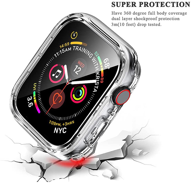 強化ガラス + カバー Apple Watch 9 8 41 - Smartwatch Icon のレビューと価格