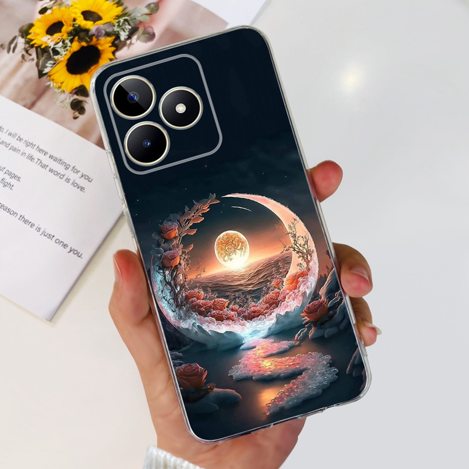 ソフトシリコンtpuケース,ファッショナブルな電話カバー,R - Realme Note 50 のレビューと価格