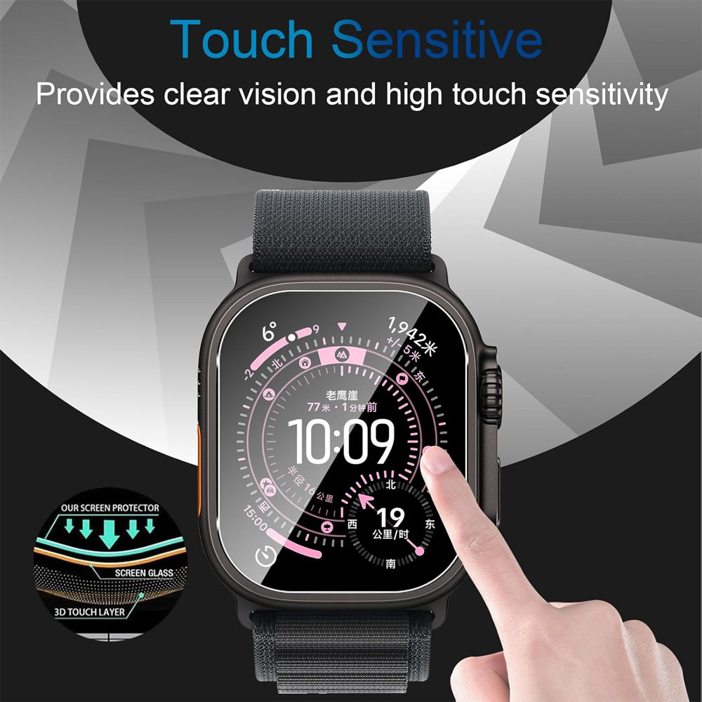 Apple Watch Ultra 3 49mm用強化ガラス - Apple Smartwatch Accessories のレビューと価格