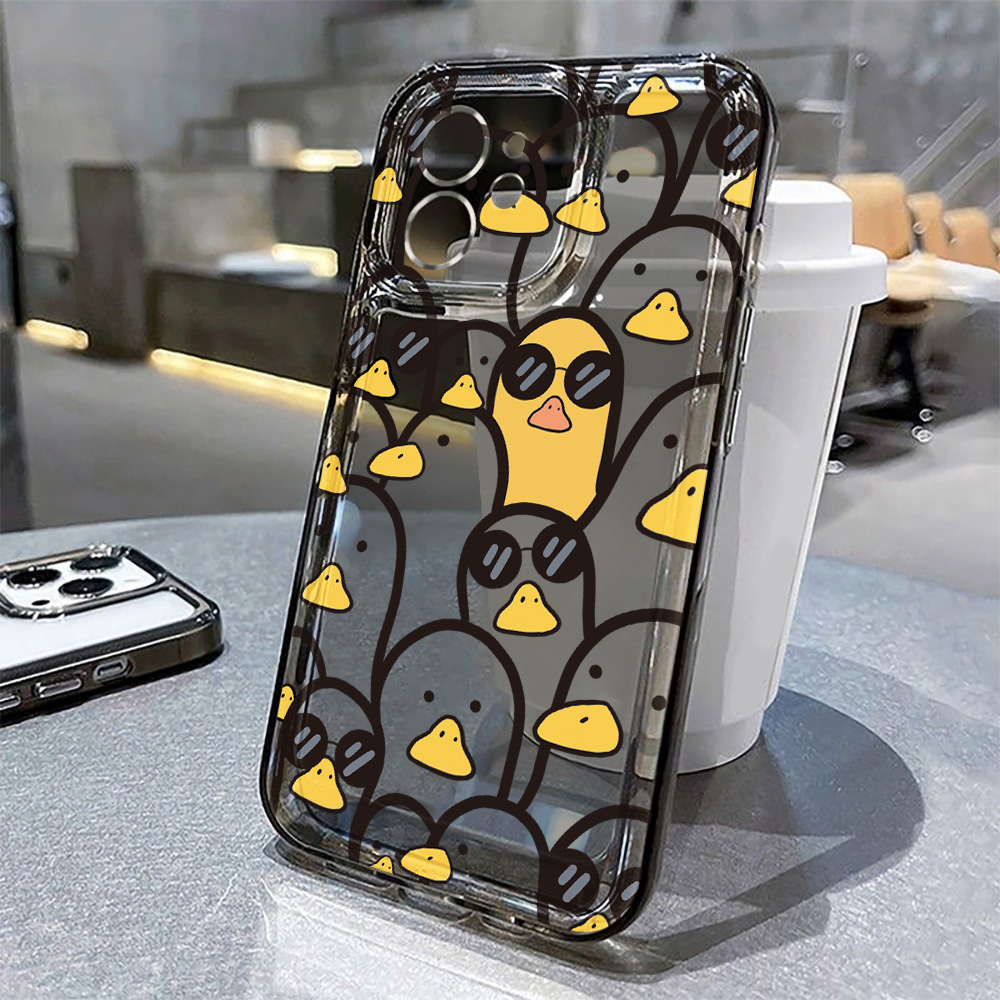 かわいい漫画のアヒル柄ケース 女の子向け iPhone 17 - Apple Iphone 16 のレビューと価格