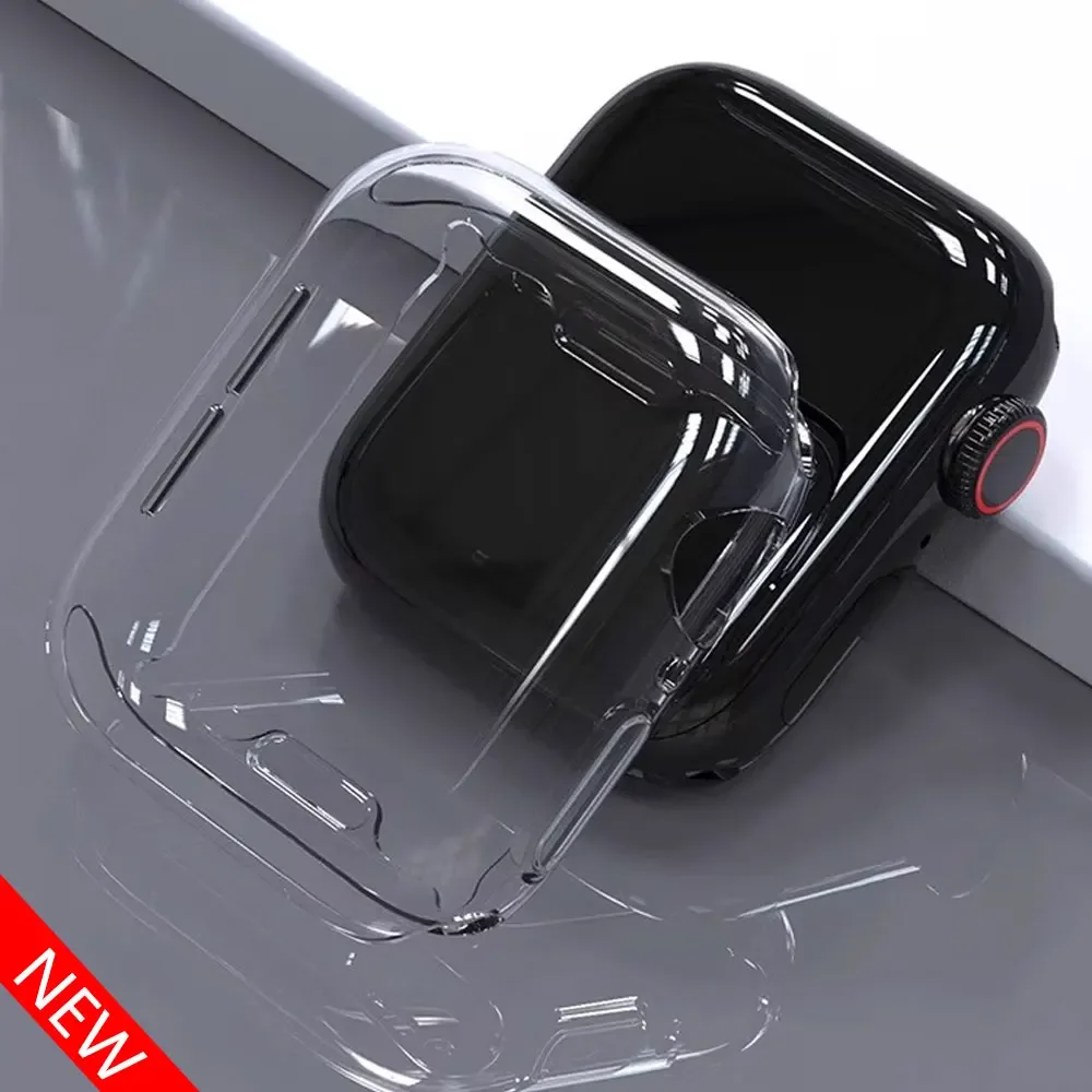 Apple Watch用シリコンスクリーンプロテクター,バン - Smartwatch Icon のレビューと価格