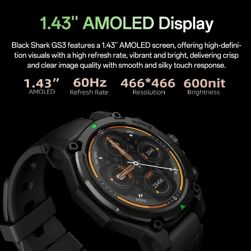 【世界初公開】Blackshark GS3スマートウォッチ  - Smartwatch Faces のレビューと価格