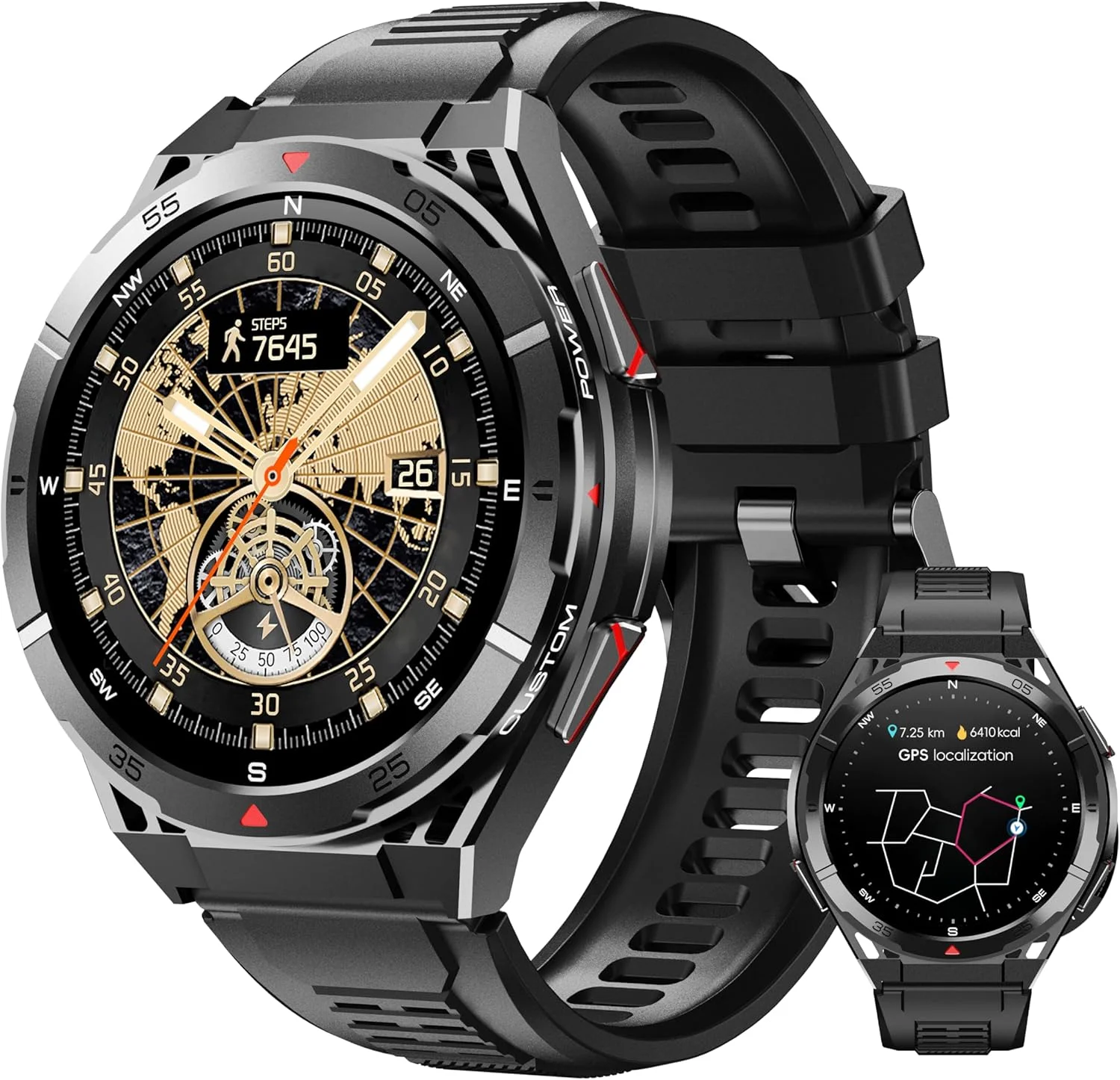 YTOMプレミアムGPSスマートウォッチ、ウルトラHD AM - Smartwatch X2 のレビューと価格