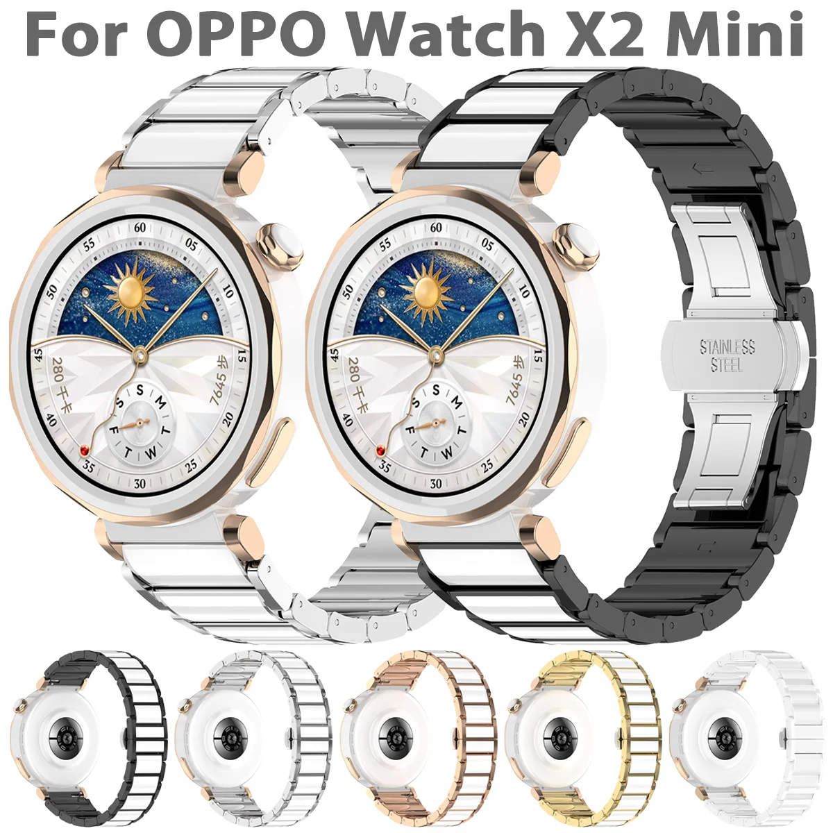 OPPO 時計 X2 ミニスマートウォッチストラップステンレ - Smartwatch X2 のレビューと価格