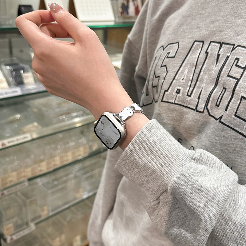 ミッフィーラビットレザー時計バンド Apple Watch  - Apple Smartwatch Accessories のレビューと価格