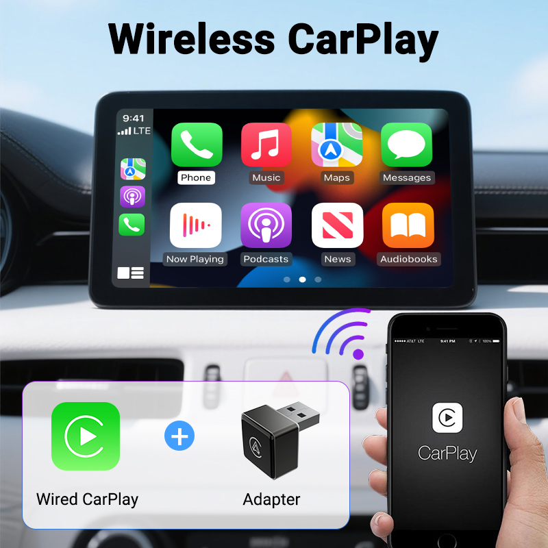 XUDA ワイヤレス CarPlay Android 自動ア - Smartwatch Universal のレビューと価格