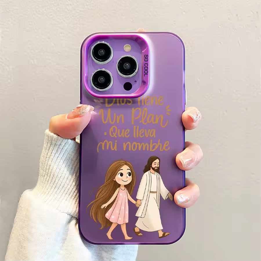可愛い女の子が神とともに歩くマット仕上げのiPhoneケース - Apple Iphone 16 のレビューと価格