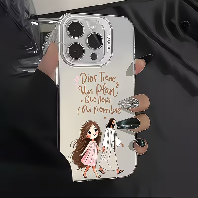 可愛い女の子が神とともに歩くマット仕上げのiPhoneケース - Apple Iphone 16 のレビューと価格