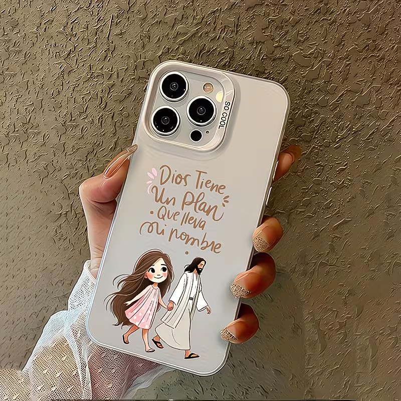 可愛い女の子が神とともに歩くマット仕上げのiPhoneケース - Apple Iphone 16 のレビューと価格