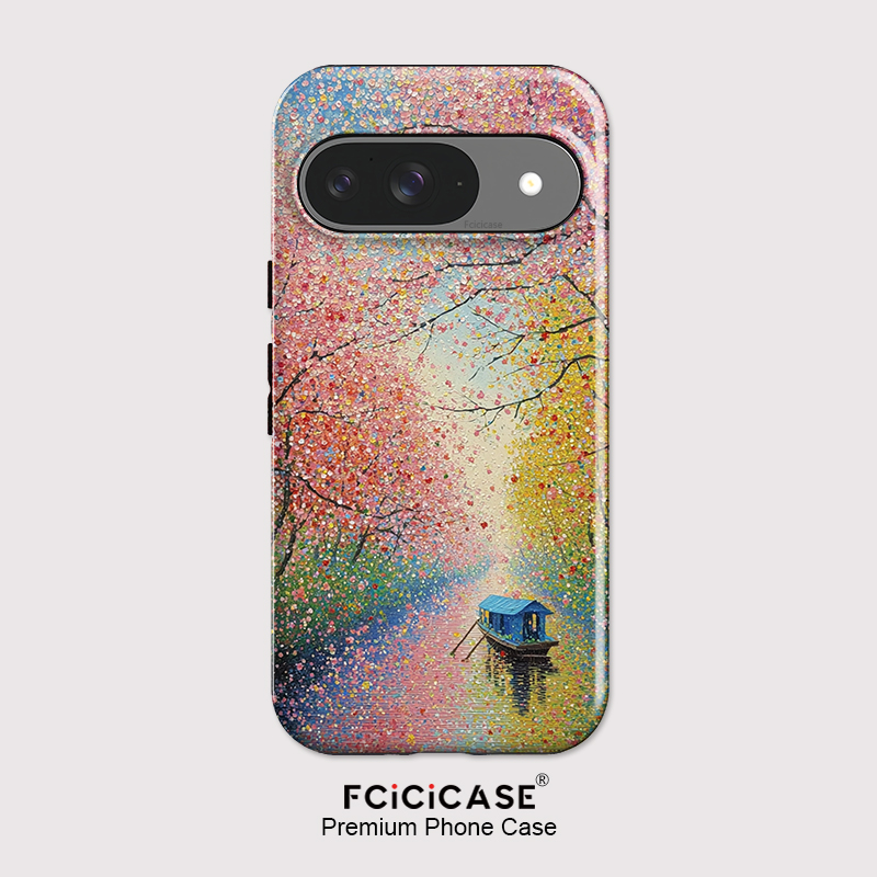 Fcicicase カラフルなツリーボートプリント電話ケース - Google Pixel 9 のレビューと価格