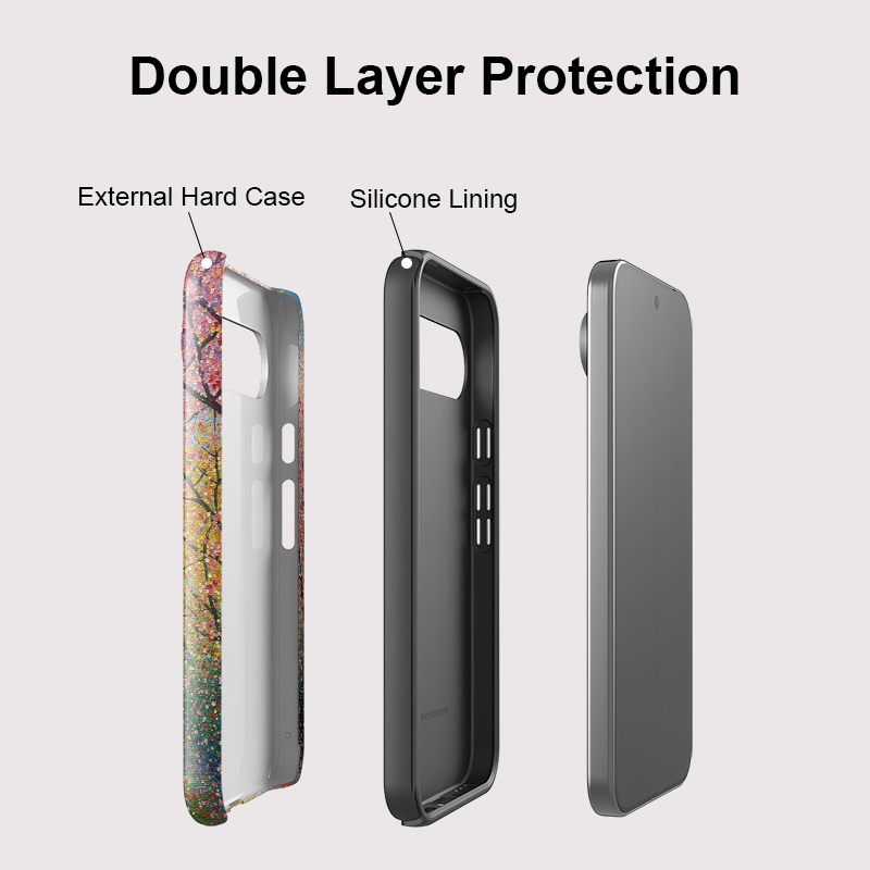 Fcicicase カラフルなツリーボートプリント電話ケース - Google Pixel 9 のレビューと価格