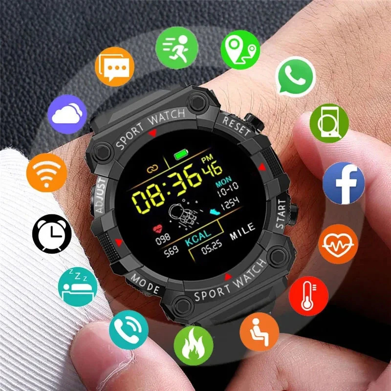 新しいスマートウォッチ男性女性心拍数血圧監視 Bluetoo - Smartwatch X12 のレビューと価格