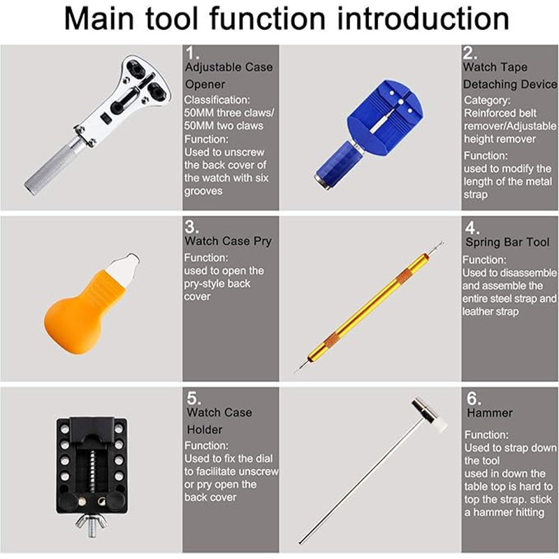 プロフェッショナル時計修理キット 取り外し可能なストラップリ - Tool Kit Strap Change のレビューと価格