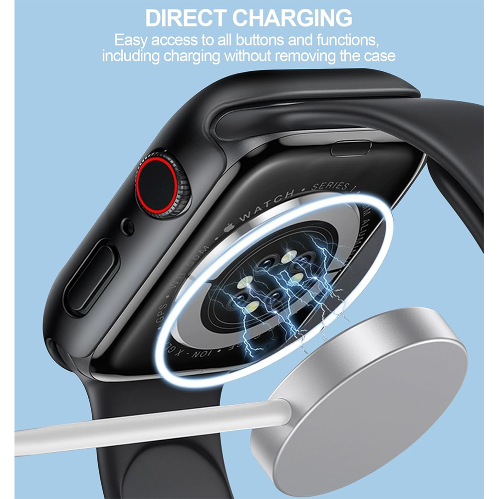 黒透明ケースカバー Apple Watch シリーズ 11  - Apple Smartwatch Accessories のレビューと価格