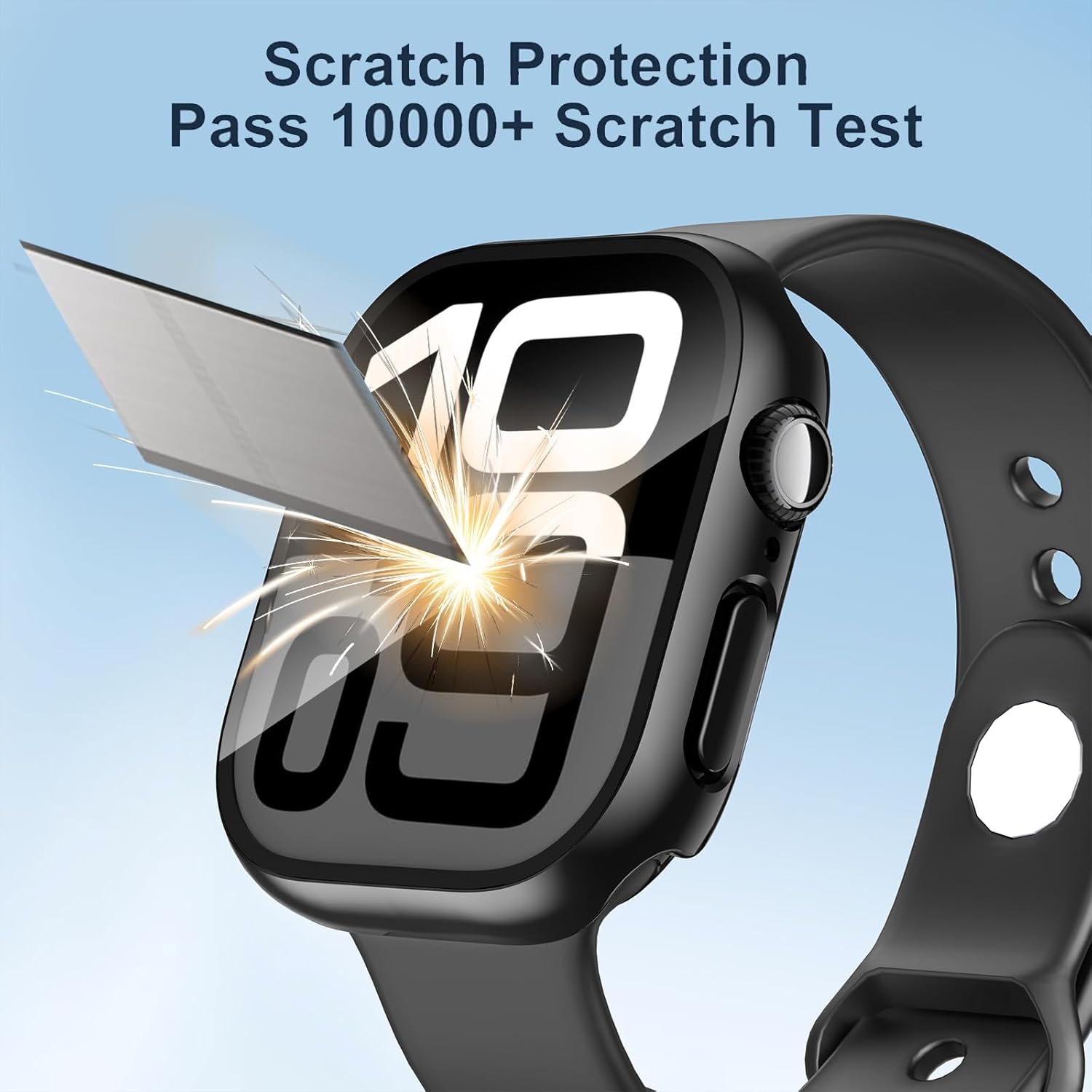 黒透明ケースカバー Apple Watch シリーズ 11  - Apple Smartwatch Accessories のレビューと価格