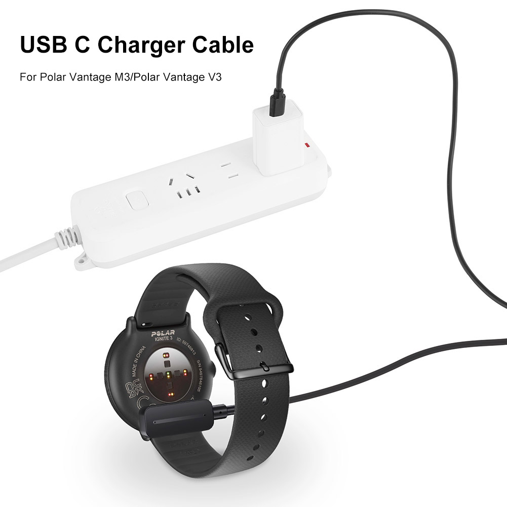 USB C 充電ケーブルコード 1 メートルポータブル電源ア - Smartwatch X2 のレビューと価格