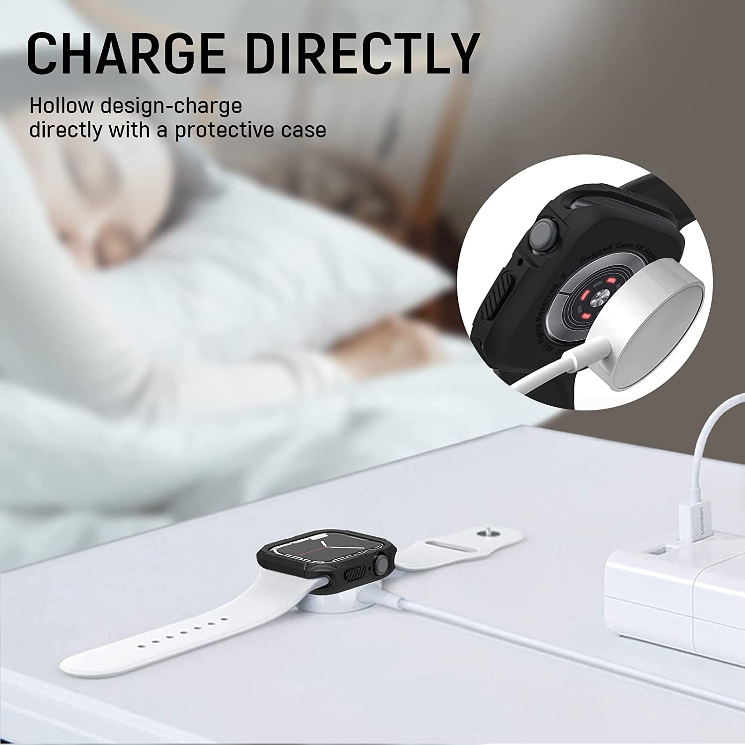 頑丈なカバー Apple Watch ケース 44 ミリメー - Apple Smartwatch Accessories のレビューと価格